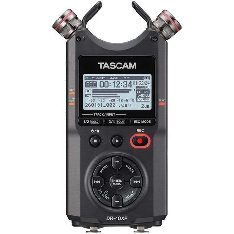 Tascam DR-40XP Enregistreur Portable 4 Pistes 32 bits USB