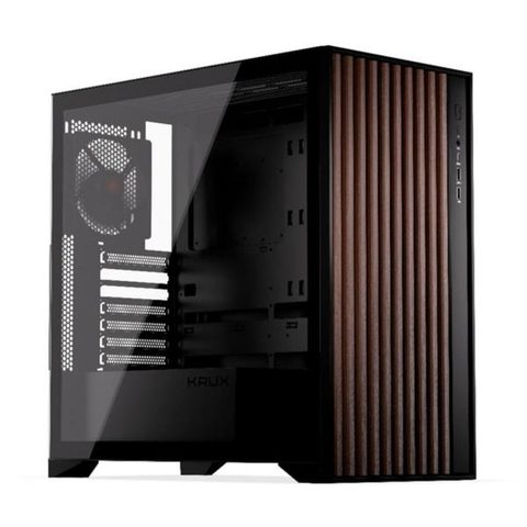 Krux ATX - Palum - Panneaux en Bois - Ventilateurs 2 x 120 mm - Filtre Anti-poussière
