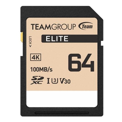 Team Group Carte SD TESDXC64GIV3069 64GB UHS-I U3 V30 100/50 Mo/s