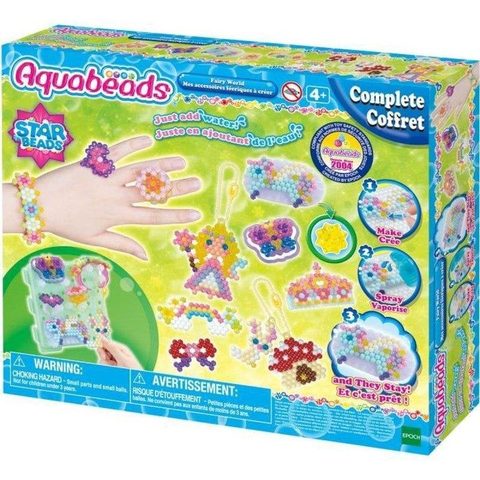 Aquabeads C - Mes accessoires féériques à créer - 820 perles - Enfant Fille - Dès 4 ans