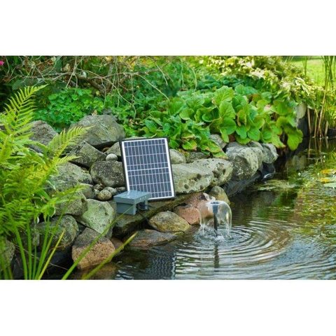 Ubbink Pompe fontaine - SolarMax 600 Accu Power Control - Débit 700 l/h - Fonctionnement jour/nuit