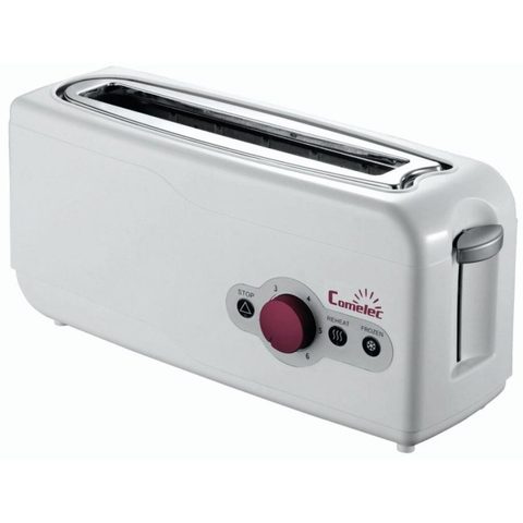 Comelec Grille-pain TP1719 750W 1 fente Blanc Tournant