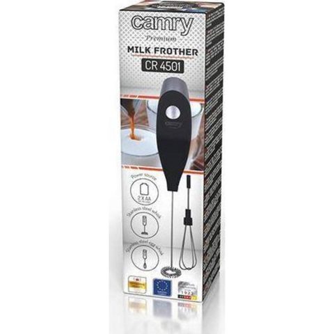 Camry Mousseur à lait CR 4501 Électrique Noir avec fouet