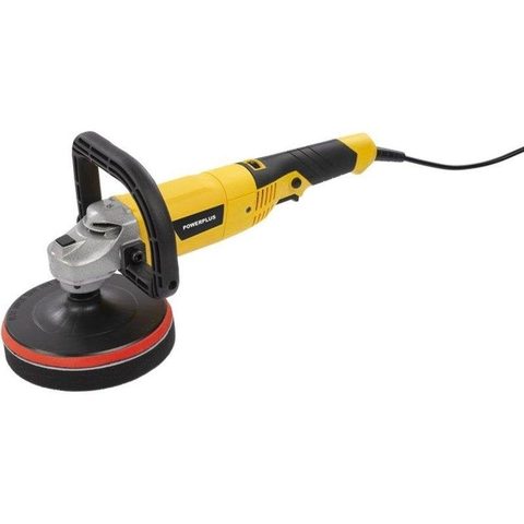 PowerPlus Polisseuse dangle - 1200 W - Ø 180 mm - Inclus 3 types de pads différents - Poignée robuste en forme de U