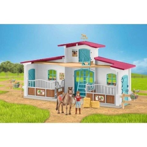 Schleich Centre Équestre c figurines avec 75 éléments inclus dont 1 cheval dès 5 ans 72222 Horse club