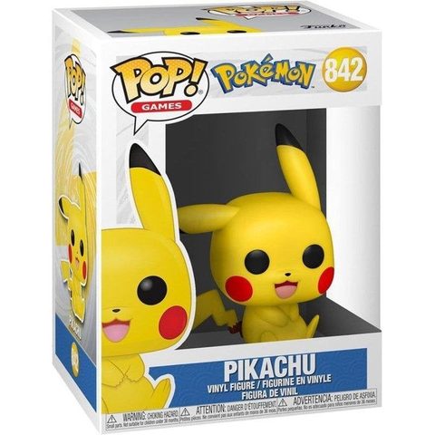 Funko Figurine Pop! - Pokémon Pikachu Assis - Vinyle