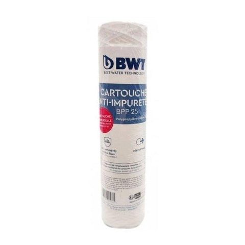Bwt Cartucho filtrante PPB25 10" 25 µm polipropylène enroulé