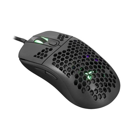 White Shark Ratón GALAHAD Ambidextre USB 7200 DPI Noir Multi-LED