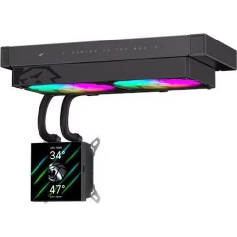 Gamemax Refrigeration Liquide Glacier 240 LCD BK 240mm 2 Ventilateurs
