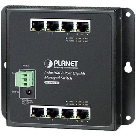 Planet Switch WGS-4215-8T gestion 8 ports Gigabit