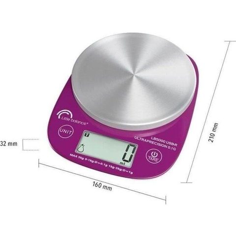 Little Balance Bascule de cuisine LB5000 Pro 0,1 g