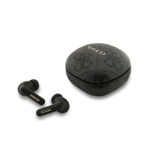 Guess 4G Classic Metal Logo TWS ENC Headphones Black - GUTWST3P4EGK