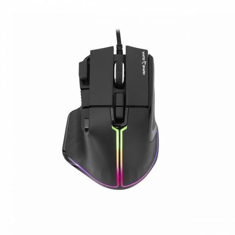 White Shark Ratón MARROK USB Type-A 12000 DPI Noir 9 boutons RGB