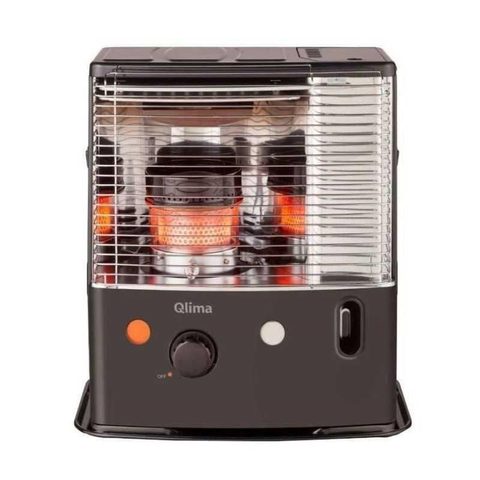Qlima Poêle à pétrole R7224-SC - 2400 W - jusquà 85 m³ - Détecteur CO² - Réservoir 4 2 L