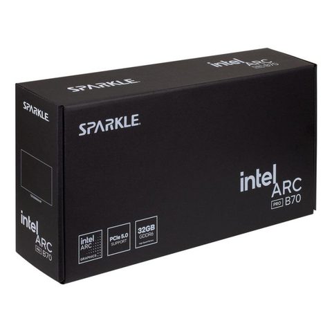 Sparkle Carte graphique B70 Pro 32GB Intel Arc passive GDDR6 (32 Go, GDDR6)