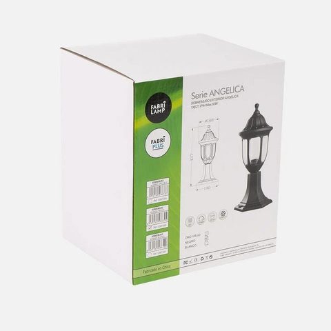 Fabrilamp Applique mural extérieur Angélica Blanc Polycarbonate IP44