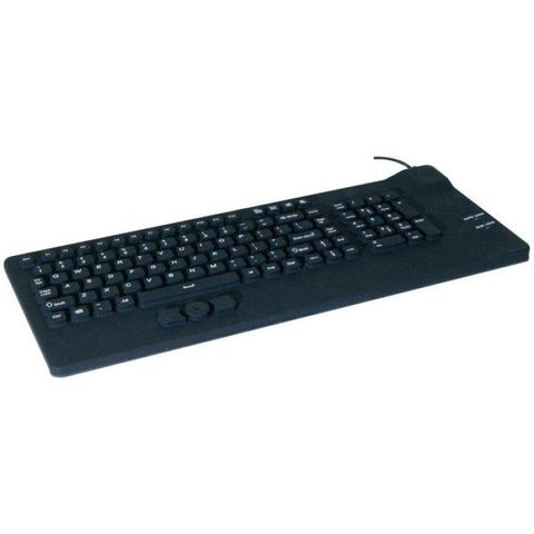 Mcad Clavier avec trackpad en silicone rigide etanche USB