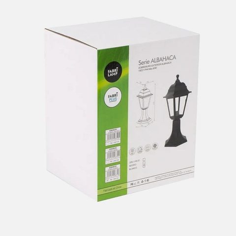 Fabrilamp Borne exterieure Albahaca blanche E27 IP44 41,5 cm