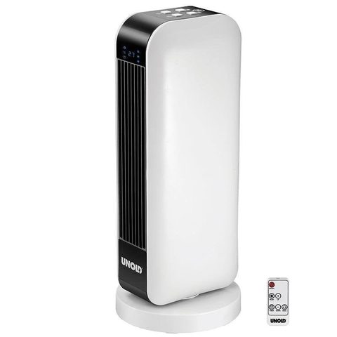Unold 86430 Radiateur soufflant céramique PTC 2000 W, oscillant, télécommande incluse