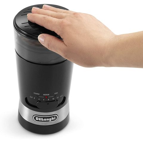 Delonghi Moulin à café 170 w, 3 finesses de mouture Capacité 90g - KG210
