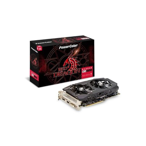 Powercolor Red Dragon AXRX 580 8GBD5-DHDV2/OC AMD Radeon RX 580 8 Go GDDR5