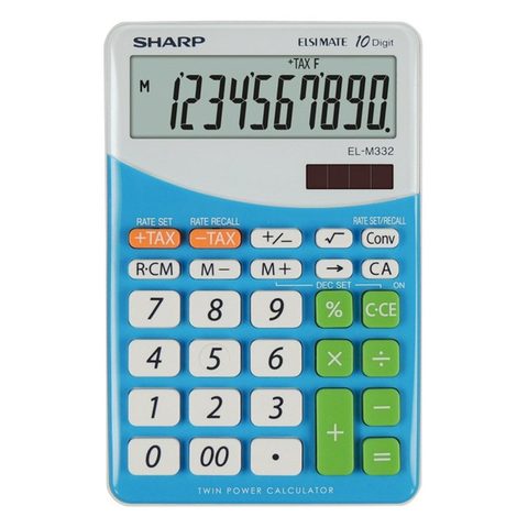 Sharp EL-M332 Calculatrice à 10 chiffres