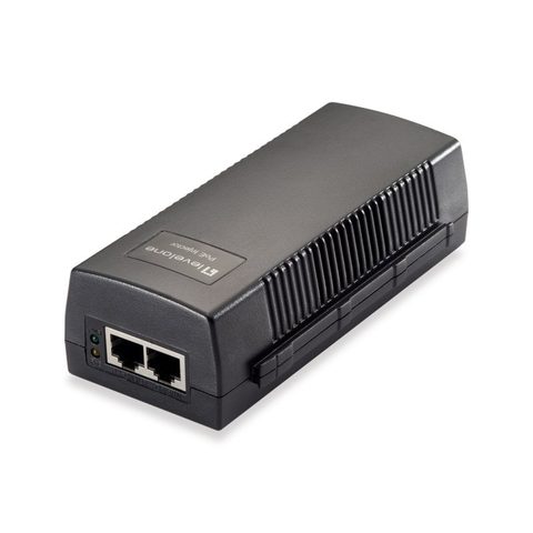 Level-one Adaptateur et injecteur PoE Ethernet Gigabit POI-3010 de niveau un