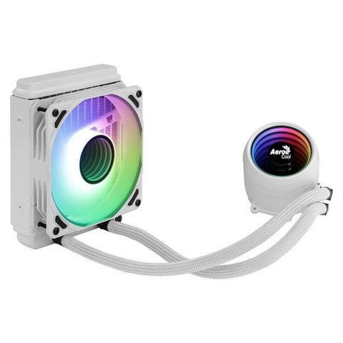 AeroCool Mirage L120 ARGB Blanc- Kit de refroidissement watercooling CPU 120mm