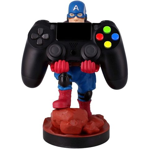 Exquisite Gaming Cable Guys Captain America Figurine à collectionner