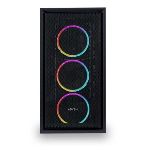 Abysm Gaming Danube Kamp ARGB ATX Boîtier PC Verre Trempé USB 3.0