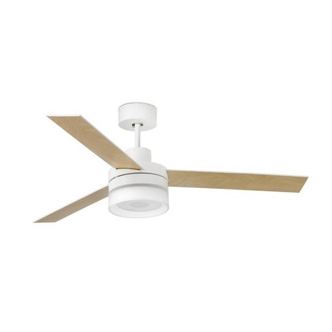 Faro Ventilateur de plafond en acier blanc lignes essentielles durable