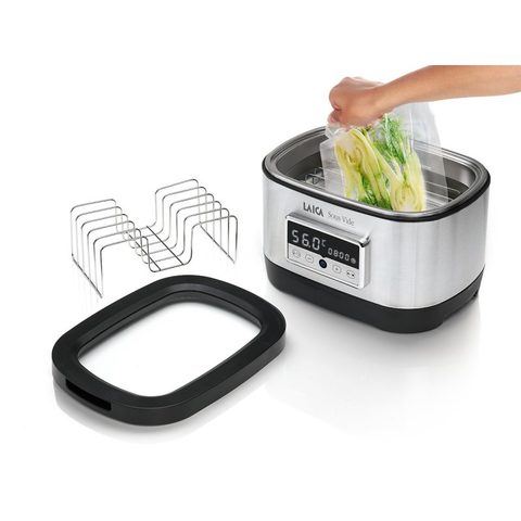 Laica Four à eau sous vide SVC200 8L en acier inoxydable
