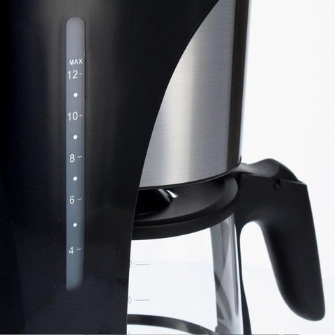 Tm Electron Machine À Café Filtre Comptoir Black, Stainless Steel Ground Coffee 12 Tasses