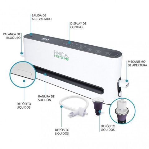 Tm Electron Machine Sous Vide Finica Fresh Pompe Haute Capacité Panneau Tactile