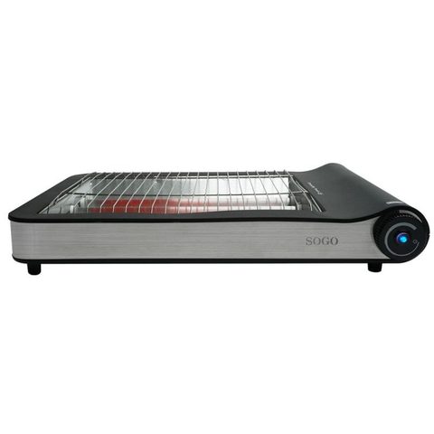 Sogo Tos-ss-5313 Grille-pain 6 4 Part(s) 900 W Noir, Acier Inoxydable