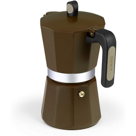 Monix Cafetière Moka Électrique Comptoir Brown Ground Coffee 9 Tasses