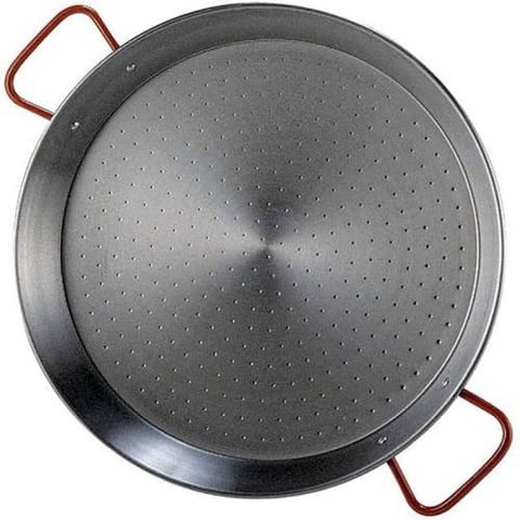 Garcima Poêle à paella valence 40 cm en acier poli