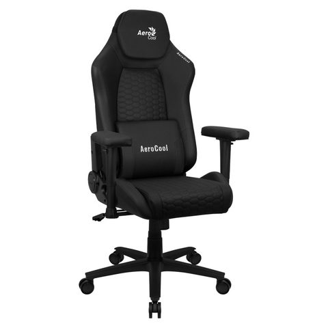AeroCool Chaise de jeu en cuir noir Crown