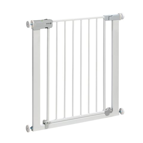 Safety 1ST Barrière de sécurité blanche auto close en métal Blanc pour garçon