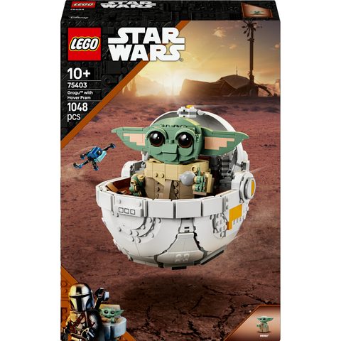 LEGO Star Wars: The Mandalorian 75403 Grogu et son landau - Jeu de construction 10 ans
