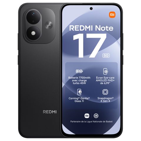 Xiaomi Smartphone Redmi Note 17 128 Go Noir
