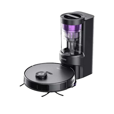 Eureka Aspirateur Robot et Laveur Nere10s avec Vidage Automatique Navigation LiDAR 4000 Pa