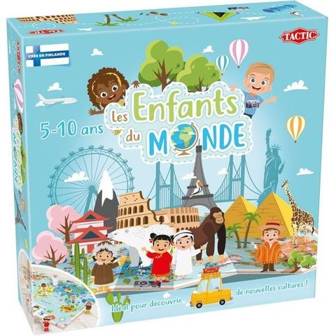 Tactic Les Enfants Du Monde - Jeu Coopératif - 2 Joueurs Et Plus - Des 5 Ans