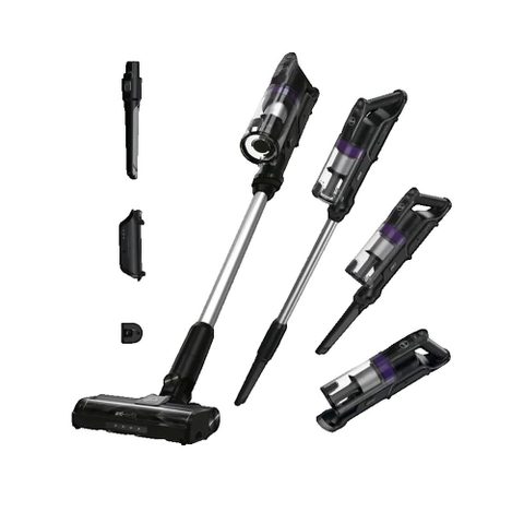 Hoover HF1PZ10H 011 Aspirateur-balai 2 en 1 Batterie Sec mousse Sans sac 165 W Argent 2,2 Ah