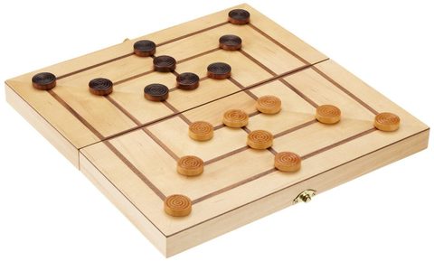 Philos Nine Mens Morris - Planche en bois