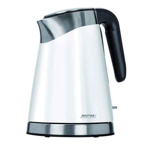 Mpm Bouilloire électrique sans fil en acier inoxydable, 1,7 litres, 2200W, sans BPA 2200W MCZ-56