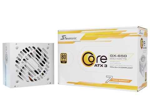 Seasonic Alimentation modulaire 650 W 80 Plus Gold Core GX-650V2/ATX3.1, avec options avancées