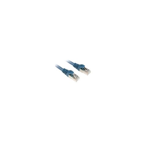 Sharkoon 0.25m Cat.6 S/FTP câble de réseau Bleu 0,25 m Cat6 S/FTP (S-STP)