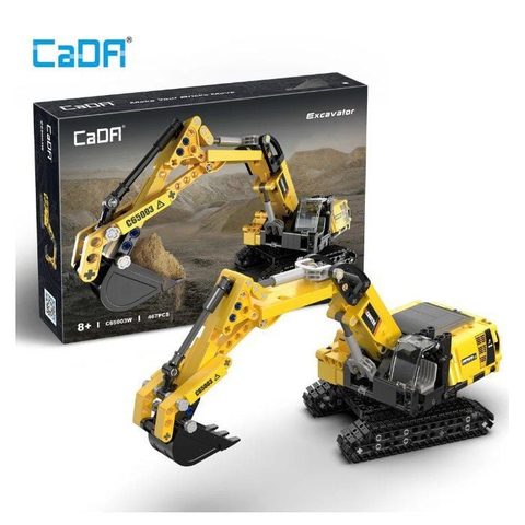 Cada Construction - Jeu De Construction - Pelleteuse - 467 Pieces - Des 8 Ans