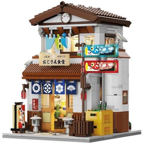 Cada Bâtiments - Jeu de construction - Cantine Japonaise - 861 pièces - Dès 14 ans - LED inclus